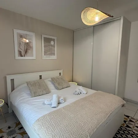 Le Clair De Lune Elegant T3 With Private Parking 아파트 *
