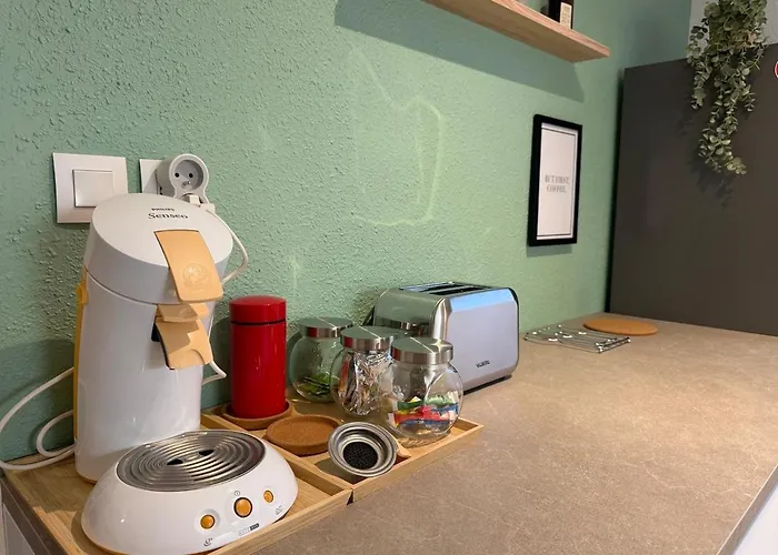 Le Clair De Lune Elegant T3 With Private Parking Maubeuge