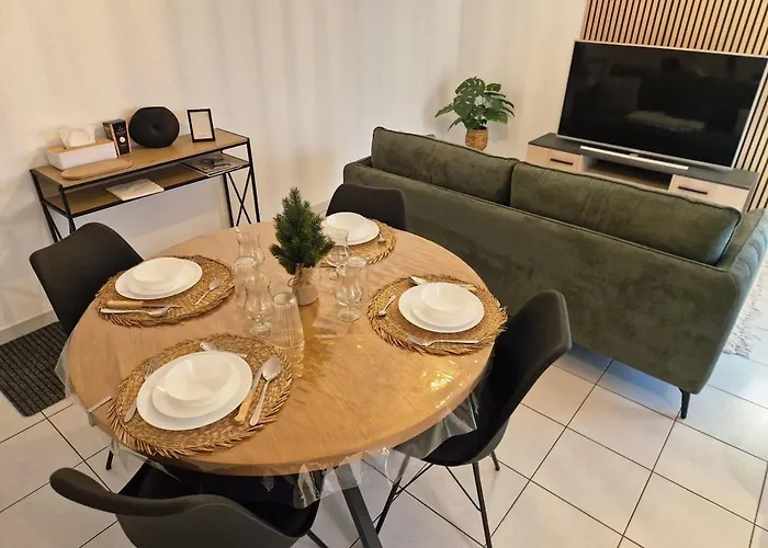 Le Clair De Lune Elegant T3 With Private Parking Apartamento