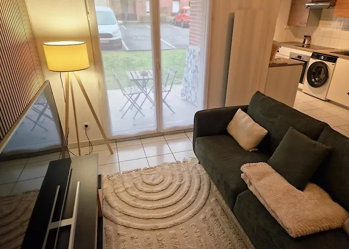 Le Clair De Lune Elegant T3 With Private Parking * Maubeuge