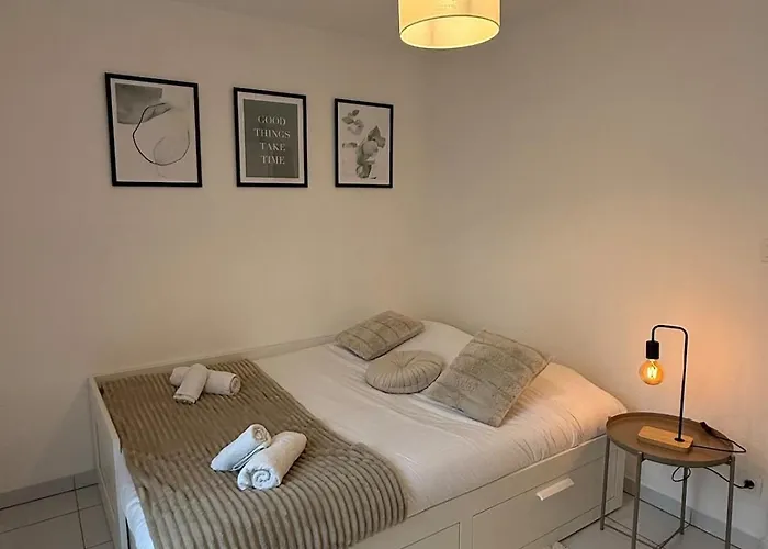 Le Clair De Lune Elegant T3 With Private Parking Appartement